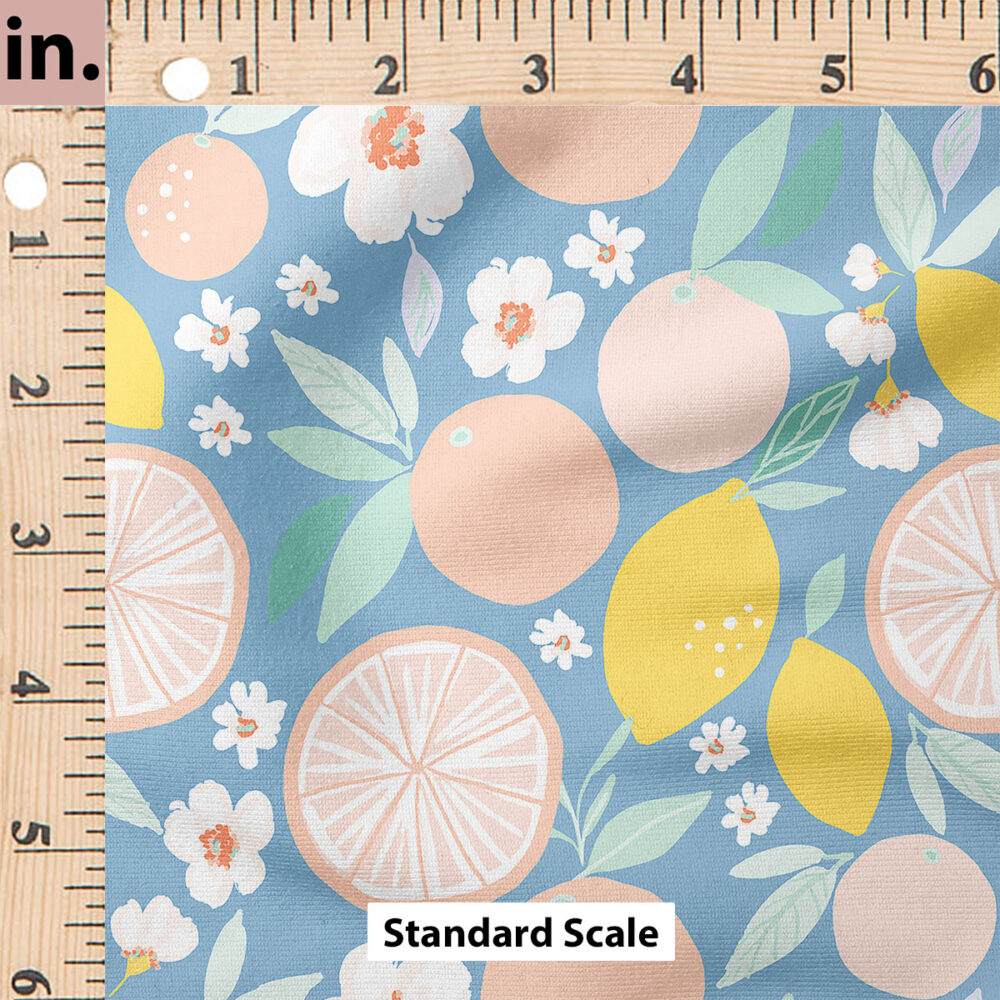 Ruler Scale for Grapefruit Lemon by Indy Bloom Design